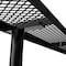Flash Furniture Rectangle Picnic Table, Black, Metal, Mesh Top, Anchors Included, 72-1/4 in L SLF-EML72-H48L-BK-GG - alternate 8